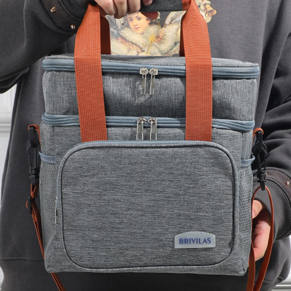 Sac isotherme repas large 12L – vue 3