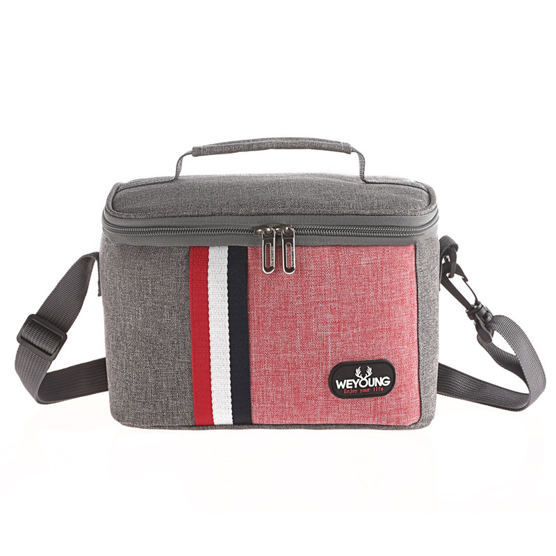 Sac isotherme repas rayé