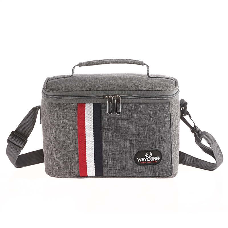 Sac isotherme repas rayé