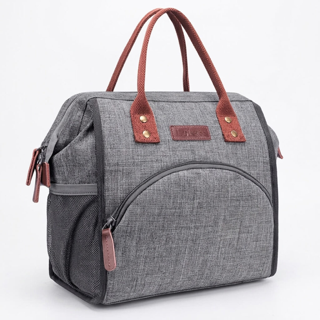 Grand sac isotherme repas - photo e-commerce fond blanc