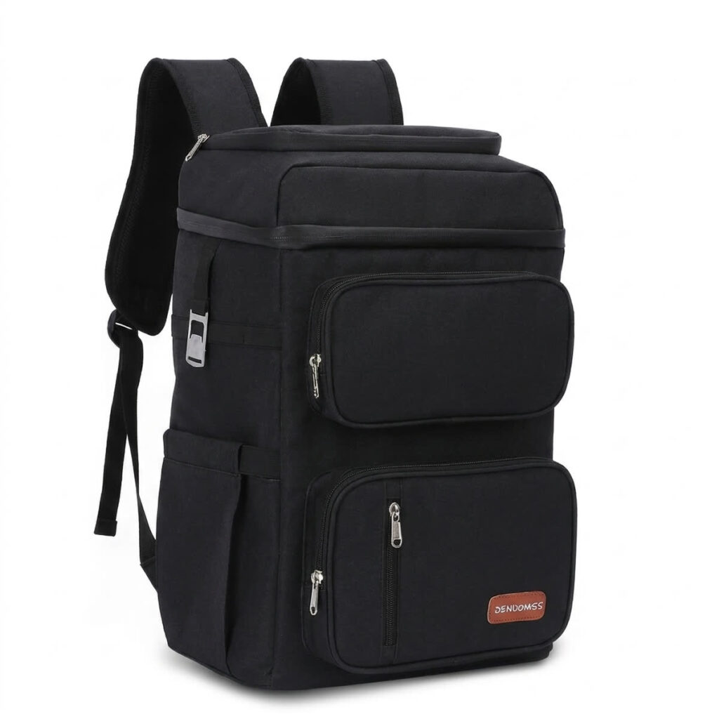 Sac à dos isotherme double couche - photo e-commerce fond blanc