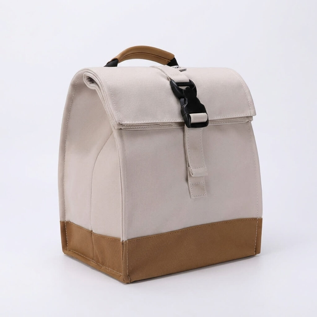 Sac isotherme femme simple - photo e-commerce fond blanc