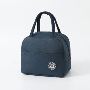 Sac isotherme repas bleu marine - photo e-commerce fond blanc