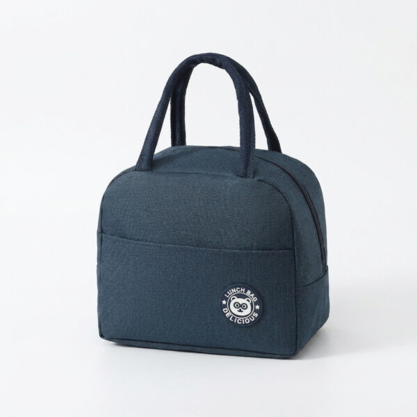 Sac isotherme repas bleu marine - photo e-commerce fond blanc
